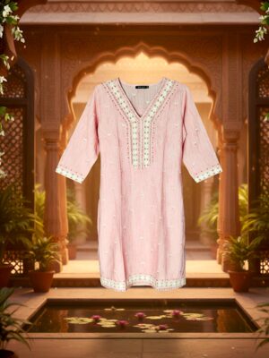 Hand Embroidered Kurti